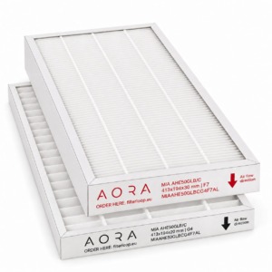 MIA AHE50GLB/C filter set G4+F7 (house brand) 413x194x20 + 413x194x30